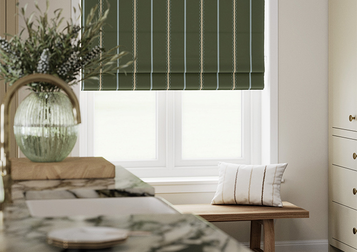 The British Stripe Co. Alfred, Chilterns No.1 - Roman Blind - Image 5